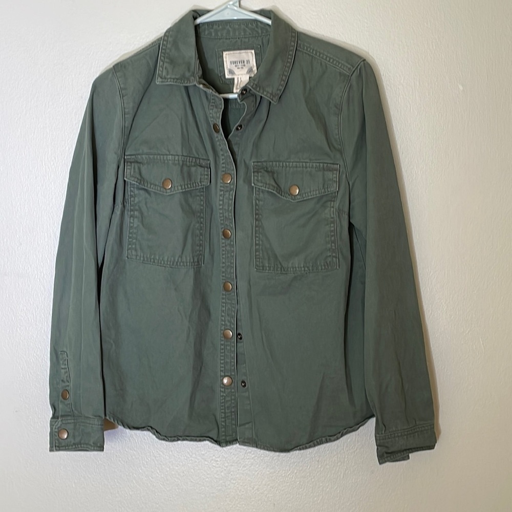 Forever 21 shirt jacket